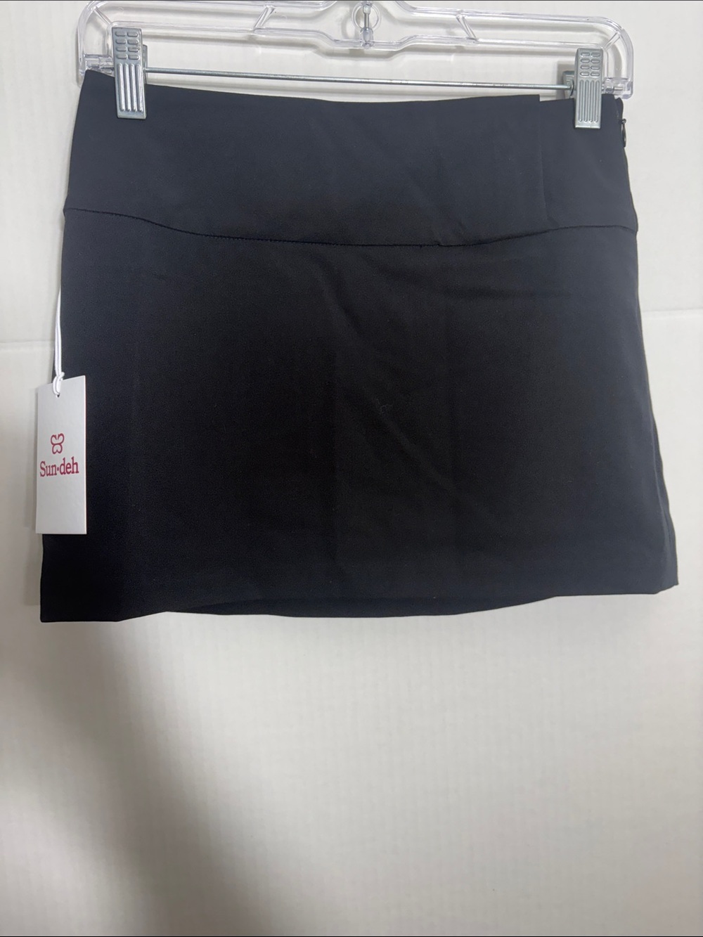 Sunday Best color black A-Line Mini Skirt Wendy Skirt 9257